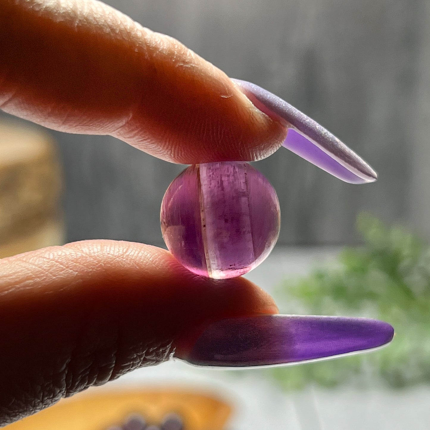 Gem Lepidolite Spheres