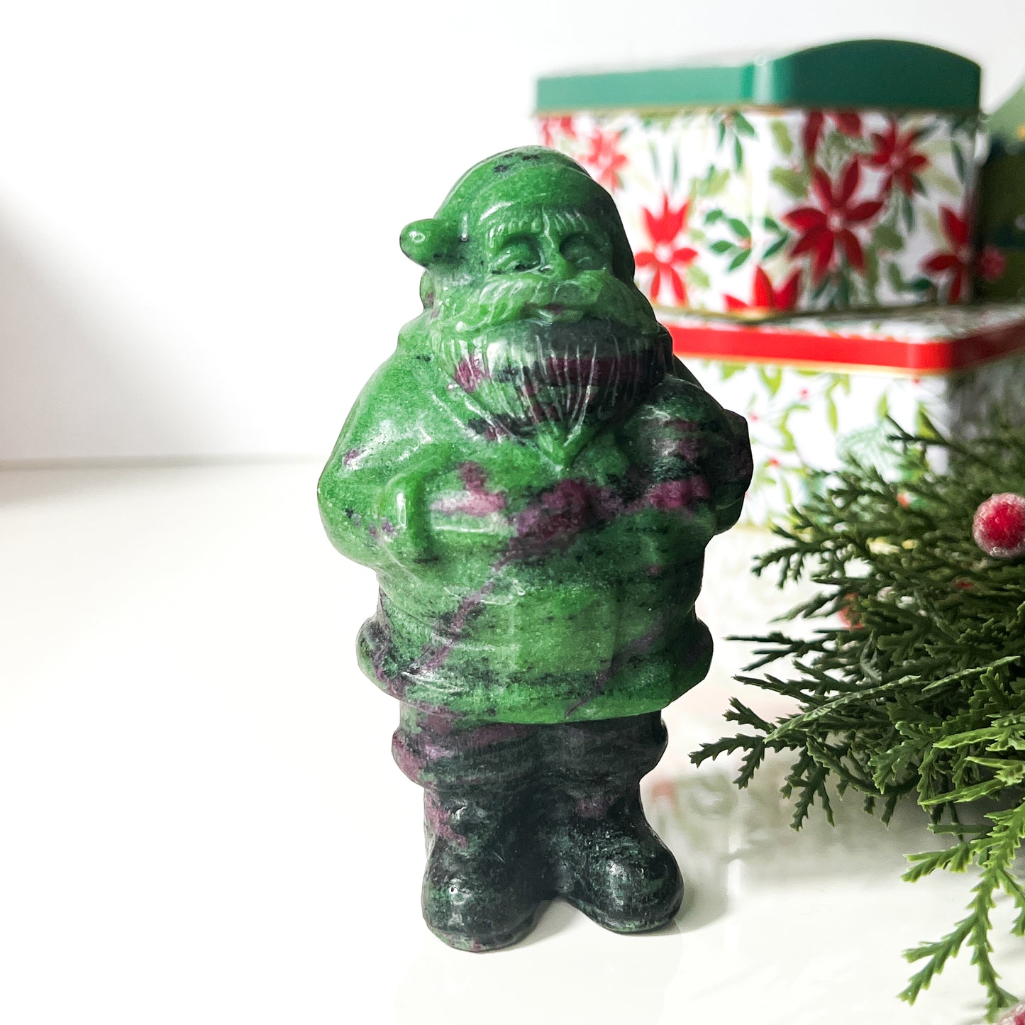 Ruby Zoisite Santa