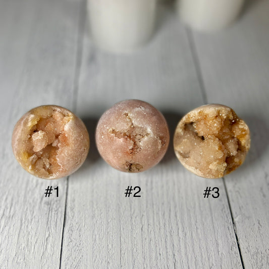 Pink Amethyst Spheres