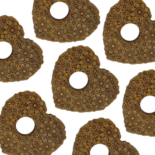 Wooden Heart Sphere Stand