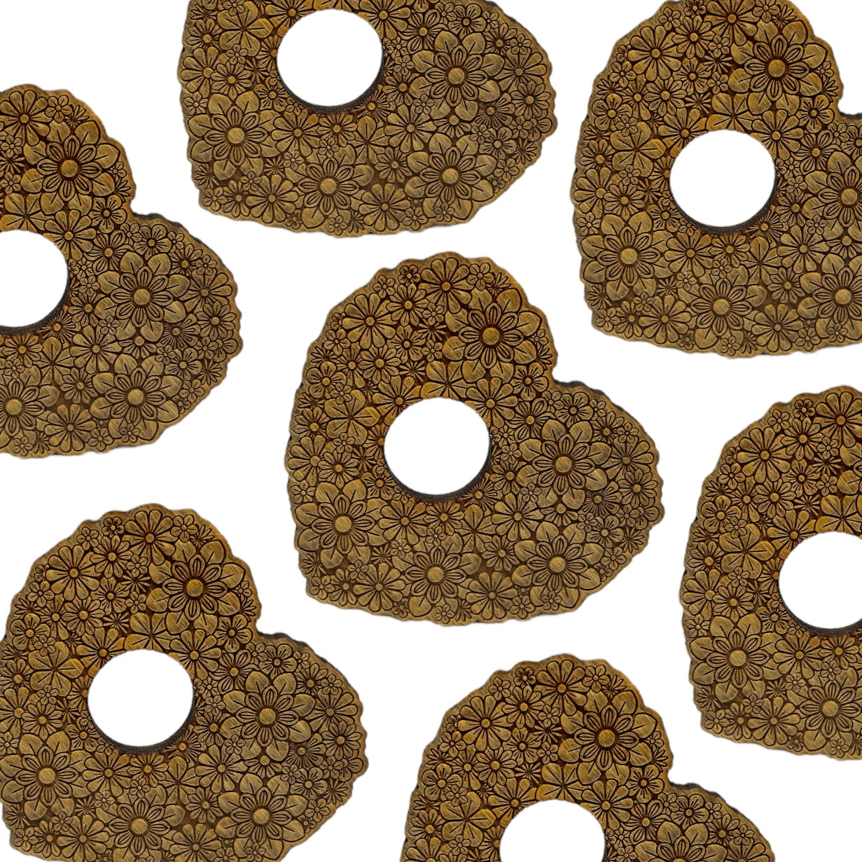 Wooden Heart Sphere Stand