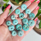 Mini Turquoise Donuts
