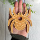 Wooden Spider Sphere Stand